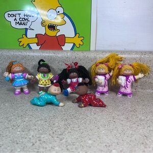 Vtg 1985 Cabbage Patch Kids CPK Avon Exclusive Figure lot of 7